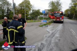 14. Maj. 2019 – Forurening På Nørremarksvej I Egholt Ved Jordrup.