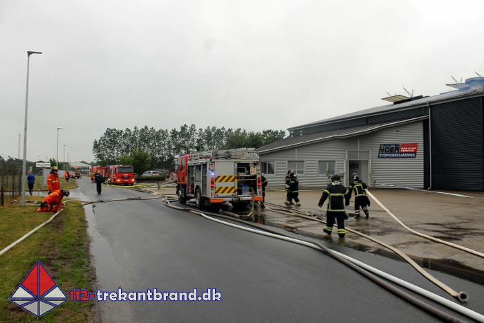 Vamdrup Factory 18. Jun. 2018 – Brand I Industribygning På Østermarksvej I Vamdrup ...