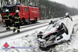 23. Dec. 2021 – Færdselsuheld Fastklemte På Gestenvej Ved Vejen.