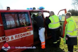 26. Feb. 2012 – Redning – Drukneulykke På Lufthavnsvej I Vamdrup.