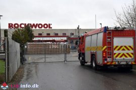 21. Okt. 2023 – Brandalarm Hos Rockwool  I Vamdrup.