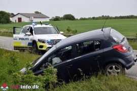 29. Maj. 2025 – Færdselsuheld På Lunderskovvej Imellem Lunderskov og Bække.