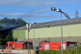 8. Maj. 2025 – Brand I Industribygning På Stålvej I Kolding.