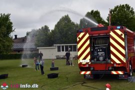 31. Maj. 2025 – Lunderskov Brandvæsen Viste Brandbilerne Frem Ved Lunderskovhallen.