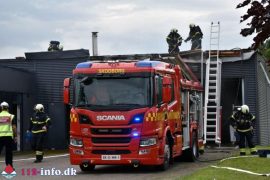 8. Jul. 2025 – Brand I Industribygning På Industriparken Nord I Skodborg.