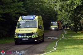18. Jul. 2025 – Flere Brandfolk Blev Dårlige Ved Gårdbranden På Esbjergvej Ved Brørup.