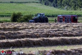 28. Jul. 2025 – Brand I Halmpresser På Gastrupvej I Langetved Ved Rødding.