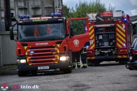5. Sep. 2025 – Brand I Industribygning På Kærmindevej I Vamdrup.