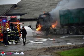 29. Nov. 2025 – Gårdbrand På Hvidkærgårdsvej I Vamdrup.