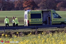 6. Nov. 2025 – Dødsulykke På Lunderskovvej Lidt Nord For Lunderskov.