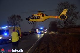 30. Dec. 2025 – Færdselsuheld Med Fastklemte På Rute 25 Imellem Vamdrup Og Jels.