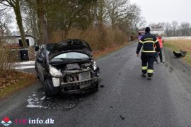 10. Feb. 2026 – 2 Biler Kørte Sammen Lige Foran Brandbil.