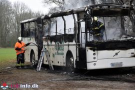 2. Apr. 2026 – Brand I Bus På Læborgvej ved Læborg.