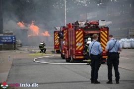 18. Jul. 2026 – Bygningsbrand På Fabriksvej I Brørup.