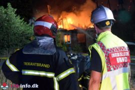 18. Jul. 2026 – Bygningsbrand På Bastrup Skovvej I Vamdrup.