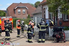 5. Jul. 2026 – Bygningsbrand På Jels Søndergade I Jels.