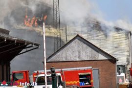15. Jul. 2026 – Brand I Lagerhal På Kolding Havn.